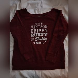 Women's novelty sweatshirt